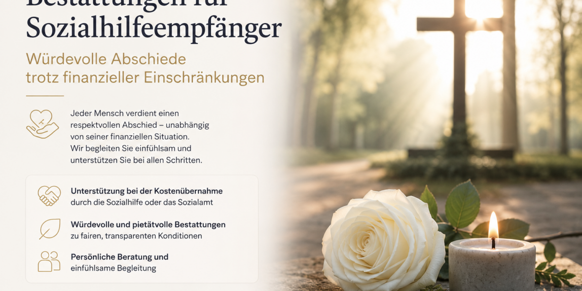 Bestattungen für Sozialhilfeempfänger – Würdevolle Abschiede trotz finanzieller Einschränkungen